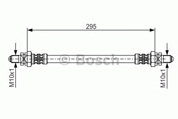 BOSCH 1 987 476 382 Тормозной шланг