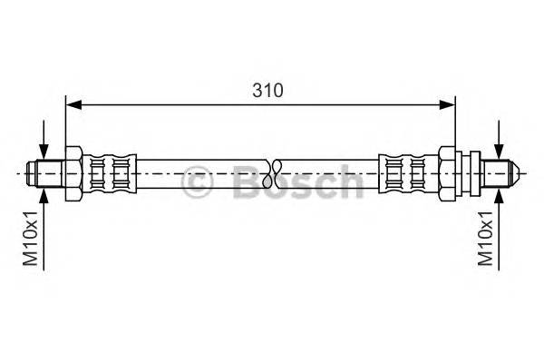 BOSCH 1 987 476 407 Гальмівний шланг