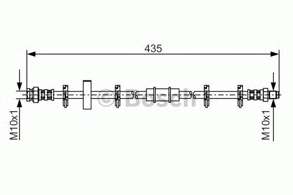 BOSCH 1 987 476 442 Гальмівний шланг