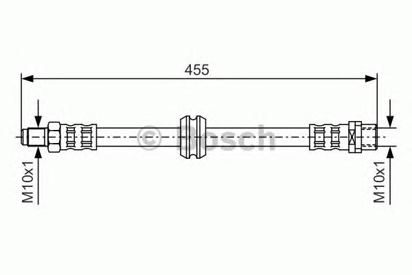 BOSCH 1 987 476 444 Тормозной шланг