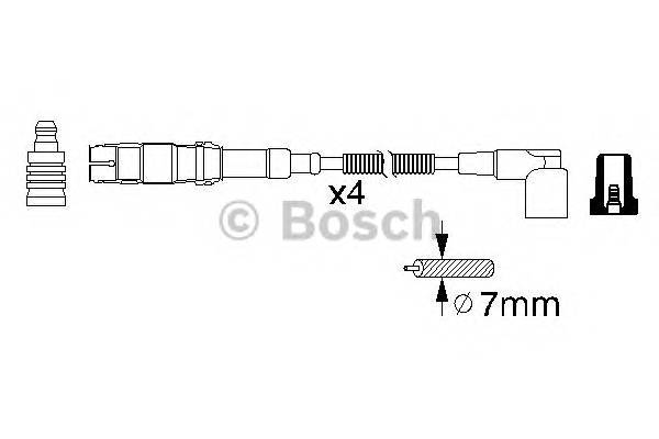 BOSCH 0 986 356 310 Комплект проводов зажигания