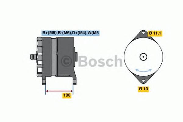 BOSCH 0 986 039 260 Генератор