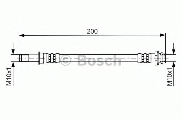 BOSCH 1 987 481 443 Тормозной шланг