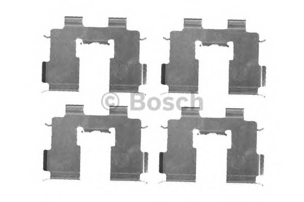 BOSCH 1 987 474 452 Комплектуючі, колодки дискового