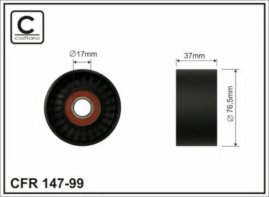 CAFFARO 14799 ROLKA NAPINACZA