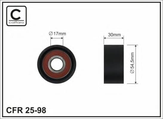 CAFFARO 25-98 Ролик