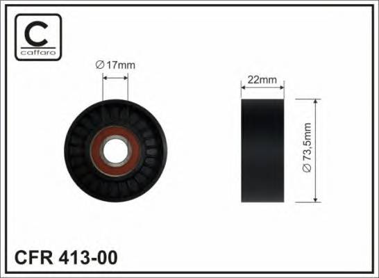 CAFFARO 41300 ROLKA NAPINACZA