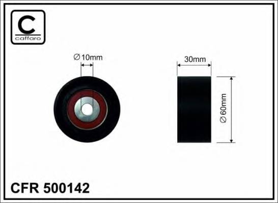 CAFFARO 500142 60, 5x10x30 Ролик