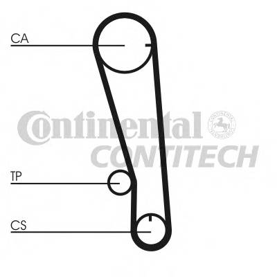 CONTITECH CT665 Ремінь ГРМ