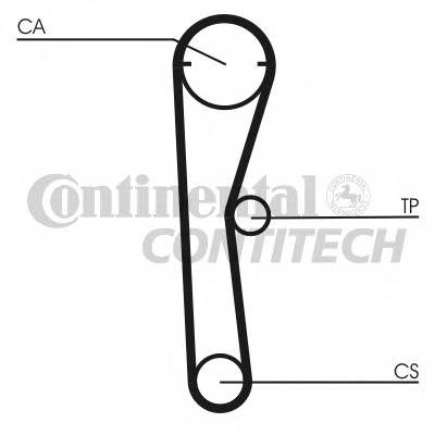 CONTITECH CT669 Ремень ГРМ