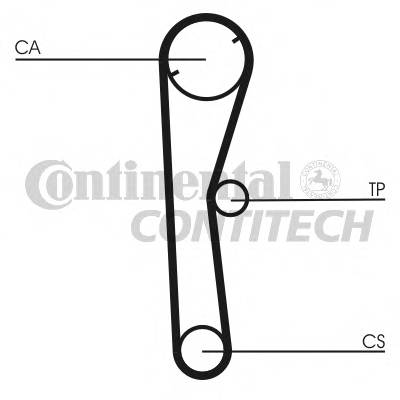 CONTITECH CT674 Ремінь ГРМ