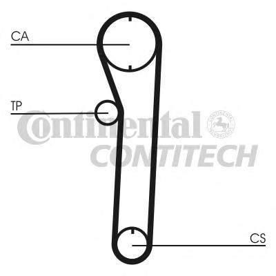 CONTITECH CT680 Ремінь ГРМ