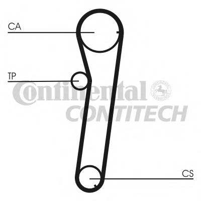 CONTITECH CT739 Ремень ГРМ