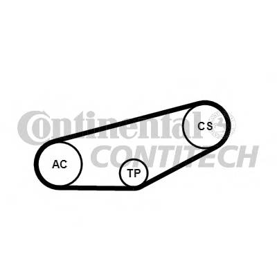 CONTITECH 4PK855K1 Полікліновий ремінний комплект