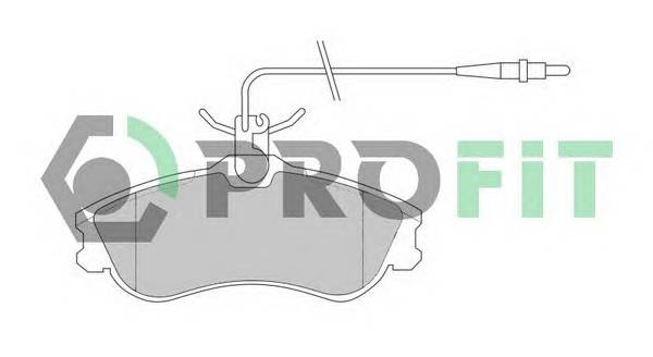 PROFIT 5000-1112 Колодки гальмівні дискові