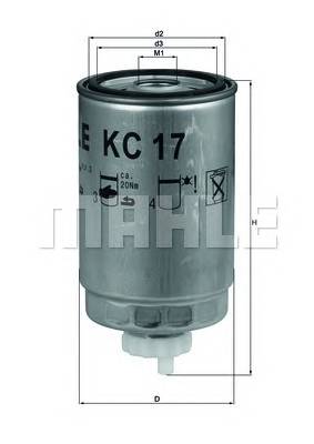 KNECHT KC 17D Топливный фильтр