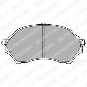 DELPHI LP1440 Комплект тормозных колодок,