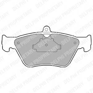 DELPHI LP873 Комплект гальмівних колодок,