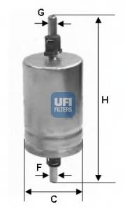 UFI 31.510.00 Топливный фильтр