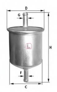 SOFIMA S 1529 B Топливный фильтр