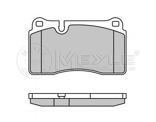 MEYLE 025 240 9817 Комплект тормозных колодок,