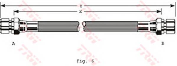 TRW PHA229 Гальмівний шланг