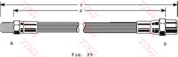 TRW PHB125 Тормозной шланг