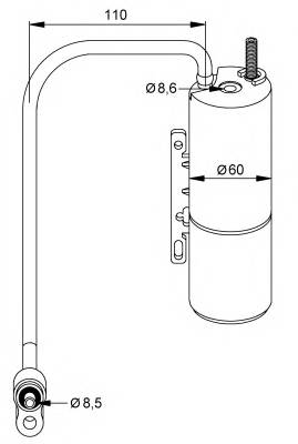 NRF 33309 Осушитель, кондиционер