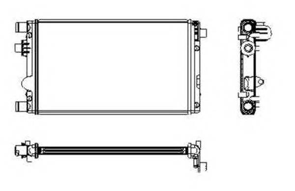 NRF 53602 Радиатор, охлаждение двигателя
