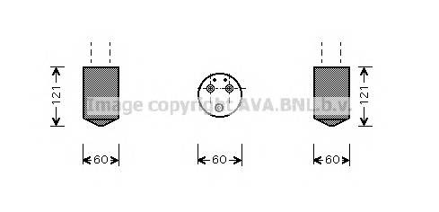 AVA QUALITY COOLING DWD043 Осушитель, кондиционер