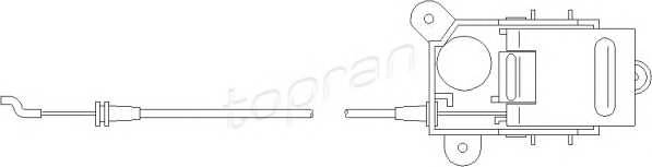 TOPRAN 109 448 Система керування ручки