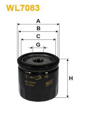 WIX FILTERS WL7083 Масляный фильтр