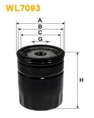 WIX FILTERS WL7093 Масляный фильтр