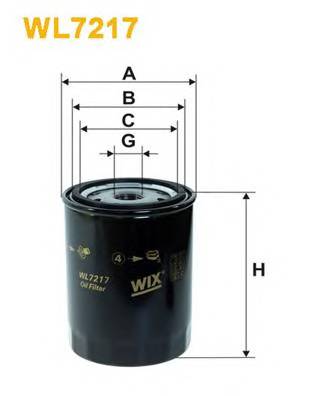 WIX FILTERS WL7217 Масляный фильтр