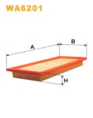 WIX FILTERS WA6201 Повітряний фільтр