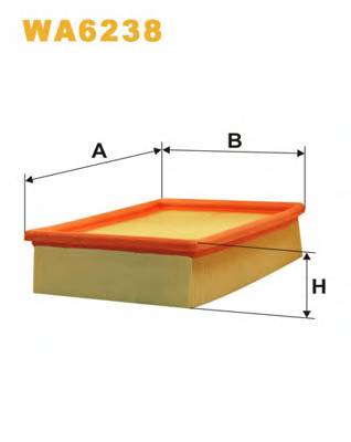 WIX FILTERS WA6238 Повітряний фільтр