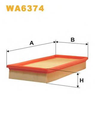WIX FILTERS WA6374 Воздушный фильтр