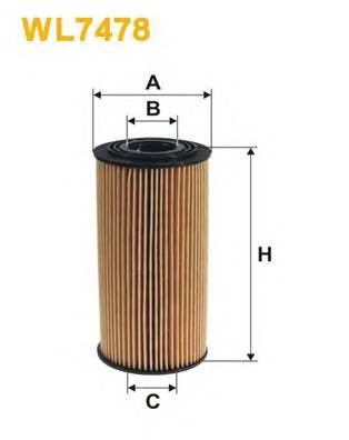 WIX FILTERS WL7478 Масляный фильтр