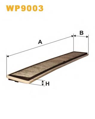 WIX FILTERS WP9003 Фильтр, воздух во