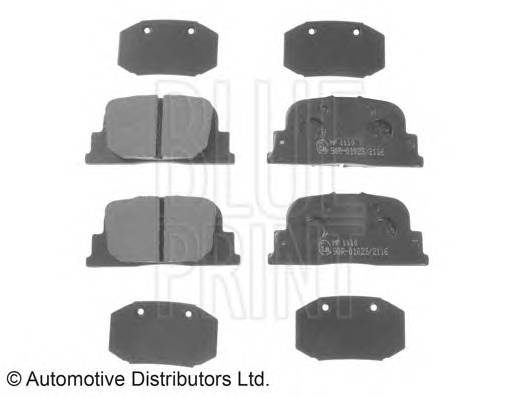 BLUE PRINT ADT342179 Комплект гальмівних колодок,