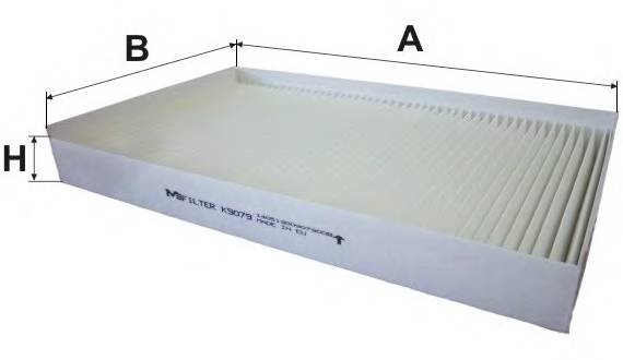MFILTER K9079 Фильтр салона 347/205/34