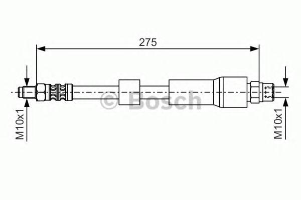 BOSCH 1 987 476 174 Тормозной шланг