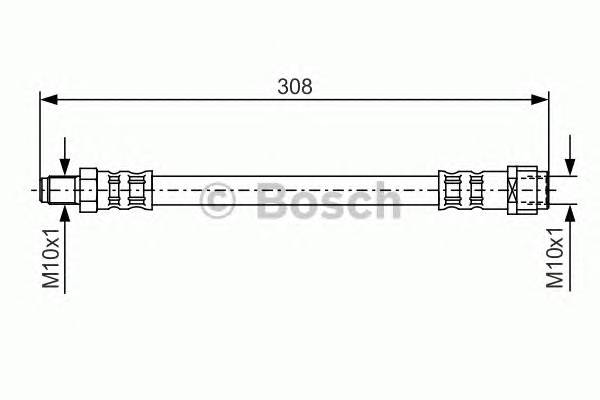 BOSCH 1 987 476 427 Тормозной шланг