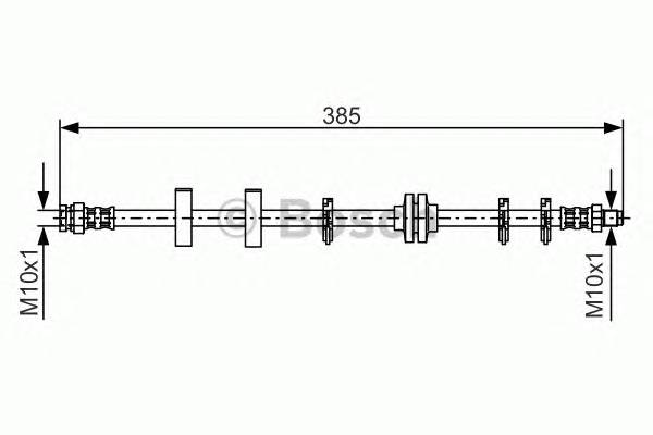 BOSCH 1 987 476 438 Тормозной шланг