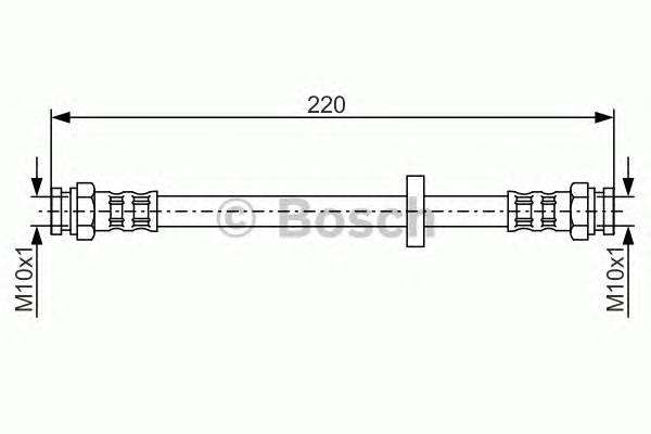 BOSCH 1 987 476 633 Тормозной шланг