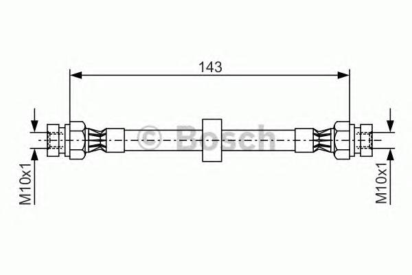 BOSCH 1 987 476 697 Тормозной шланг