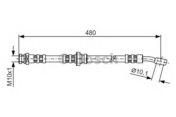 BOSCH 1 987 481 065 Тормозной шланг