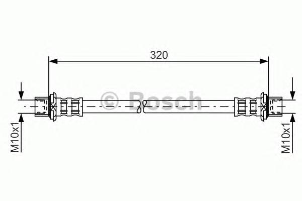 BOSCH 1 987 481 181 Тормозной шланг