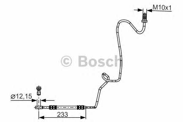 BOSCH 1 987 481 339 Гальмівний шланг