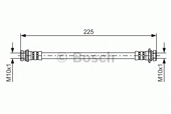 BOSCH 1 987 481 387 Тормозной шланг